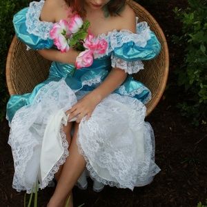 Bow peep Costume, Prom dress